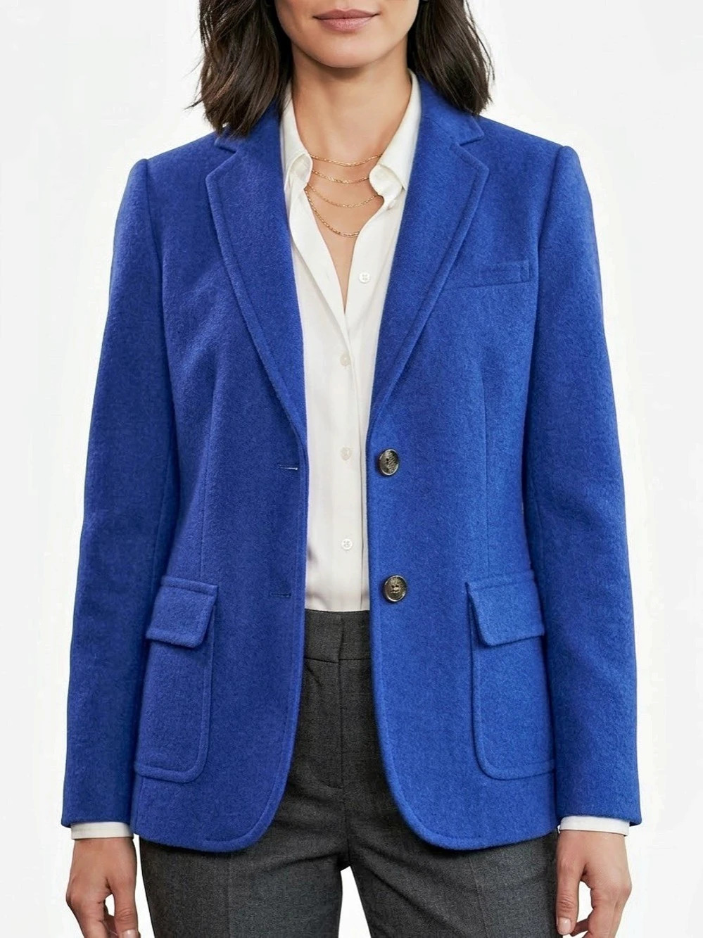 Talbots Blue Blazer Size 6 Like New